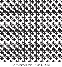 A simple black and white pattern design