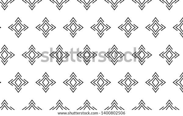 Simple Black White Patterns Minimalist Abstract Stock Vector