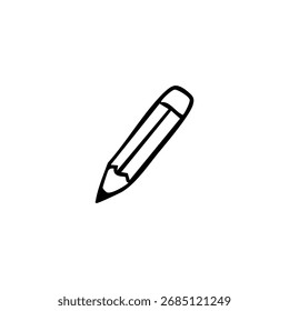 Simples desenho a lápis preto e branco, angular