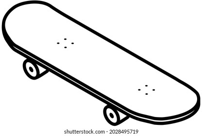 223 Blank skateboard deck Stock Vectors, Images & Vector Art | Shutterstock