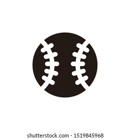 simple black and white sports icon and logo vector design
