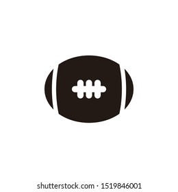 simple black and white sports icon and logo vector design