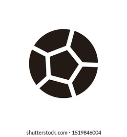 simple black and white sports icon and logo vector design