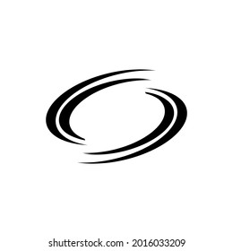 simple black and white swirl