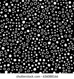 Simple black and white vector abstract seamless background. Eps-8.