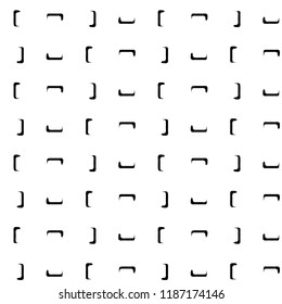Simple black and white vector illustration. Abstract geometric background pattern