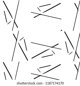 Simple black and white vector illustration. Abstract geometric background pattern