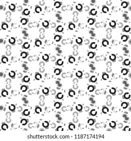 Simple black and white vector illustration. Abstract geometric background pattern