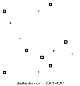 Simple black and white vector illustration. Abstract geometric background pattern