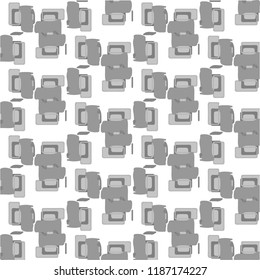Simple black and white vector illustration. Abstract geometric background pattern