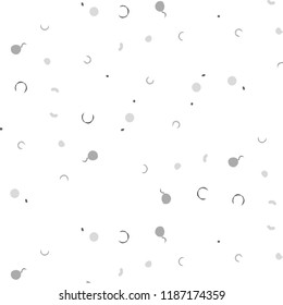 Simple black and white vector illustration. Abstract geometric background pattern