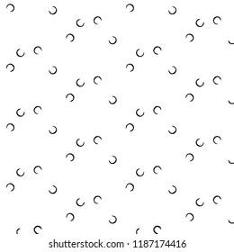 Simple black and white vector illustration. Abstract geometric background pattern