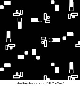 Simple black and white vector illustration. Abstract geometric background pattern