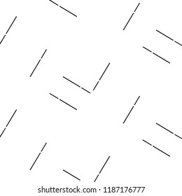 Simple black and white vector illustration. Abstract geometric background pattern