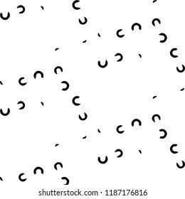 Simple black and white vector illustration. Abstract geometric background pattern