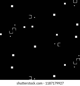 Simple black and white vector illustration. Abstract geometric background pattern