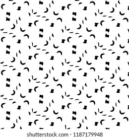 Simple black and white vector illustration. Abstract geometric background pattern