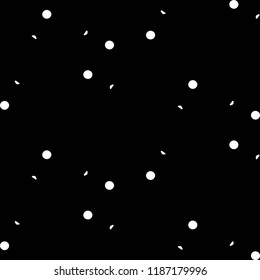 Simple black and white vector illustration. Abstract geometric background pattern