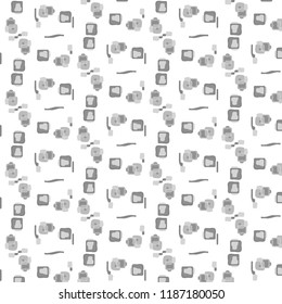 Simple black and white vector illustration. Abstract geometric background pattern