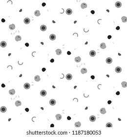 Simple black and white vector illustration. Abstract geometric background pattern