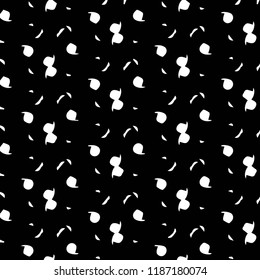 Simple black and white vector illustration. Abstract geometric background pattern