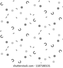 Simple black and white vector illustration. Abstract geometric background pattern