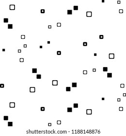 Simple black and white vector illustration. Abstract geometric background pattern