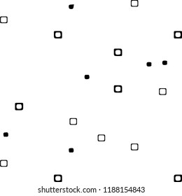 Simple black and white vector illustration. Abstract geometric background pattern
