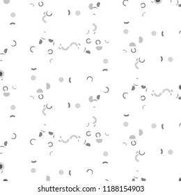 Simple black and white vector illustration. Abstract geometric background pattern