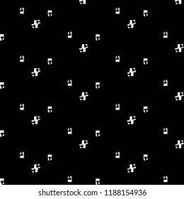 Simple black and white vector illustration. Abstract geometric background pattern