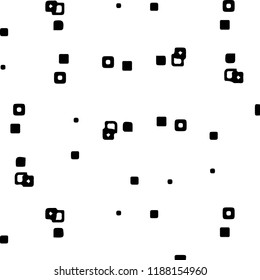 Simple black and white vector illustration. Abstract geometric background pattern
