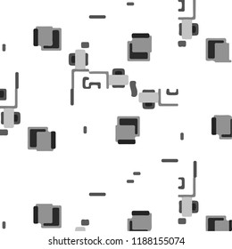 Simple black and white vector illustration. Abstract geometric background pattern