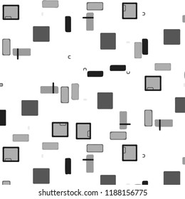 Simple black and white vector illustration. Abstract geometric background pattern