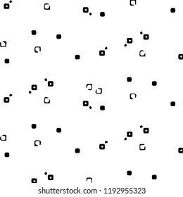 Simple black and white vector illustration. Abstract geometric background pattern