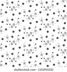 Simple black and white vector illustration. Abstract geometric background pattern