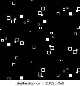 Simple black and white vector illustration. Abstract geometric background pattern