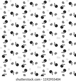 Simple black and white vector illustration. Abstract geometric background pattern