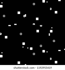 Simple black and white vector illustration. Abstract geometric background pattern