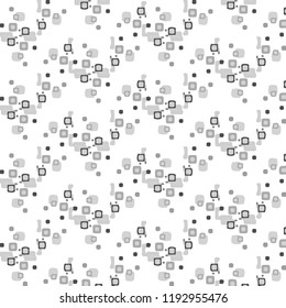 Simple black and white vector illustration. Abstract geometric background pattern