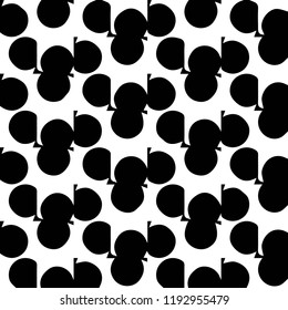 Simple black and white vector illustration. Abstract geometric background pattern