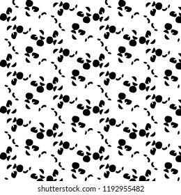 Simple black and white vector illustration. Abstract geometric background pattern