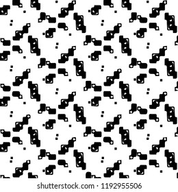 Simple black and white vector illustration. Abstract geometric background pattern