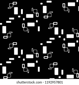 Simple black and white vector illustration. Abstract geometric background pattern