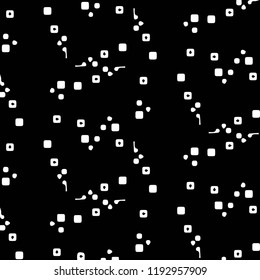 Simple black and white vector illustration. Abstract geometric background pattern