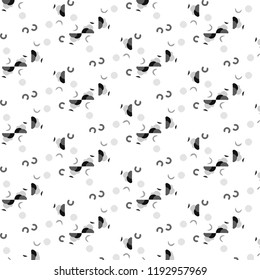Simple black and white vector illustration. Abstract geometric background pattern