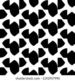 Simple black and white vector illustration. Abstract geometric background pattern