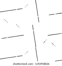 Simple black and white vector illustration. Abstract geometric background pattern