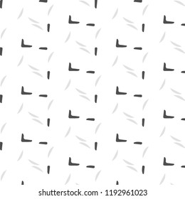 Simple black and white vector illustration. Abstract geometric background pattern