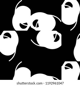 Simple black and white vector illustration. Abstract geometric background pattern