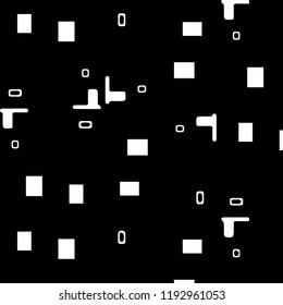 Simple black and white vector illustration. Abstract geometric background pattern